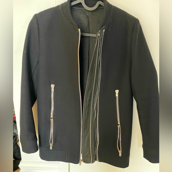 The Kooples Women’s coat - classy & elegant wool, cachemire and leather - Picture 2 of 3